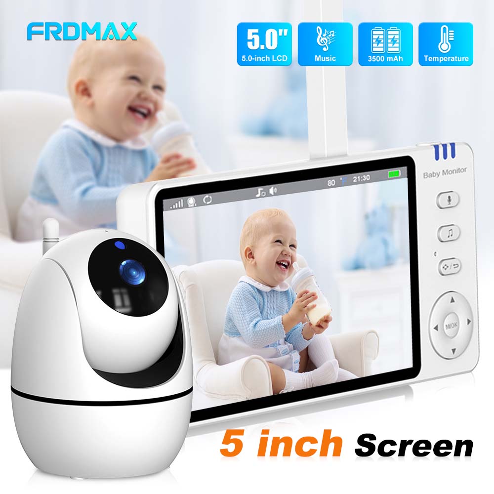 Home Security Deals - 5 inch video-babyfoon, draadloze tweerichtingsaudio voor