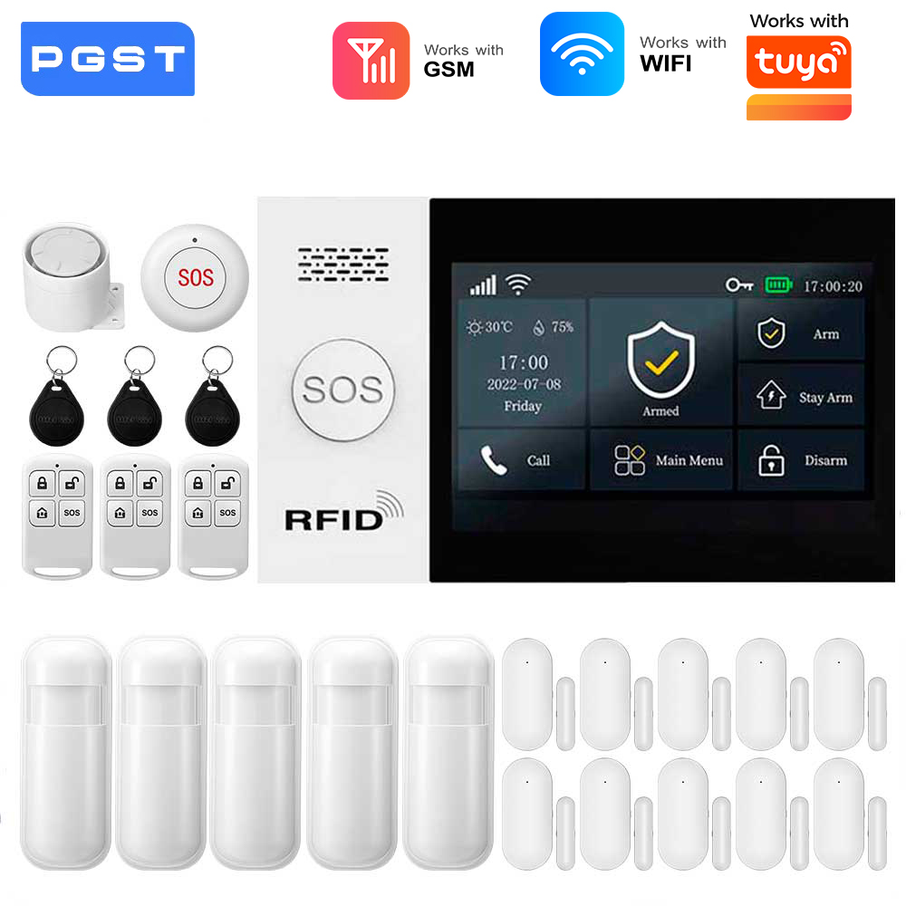 Home Security Deals - 2.4G WIFI Smart GSM Alarmsysteem Werkt