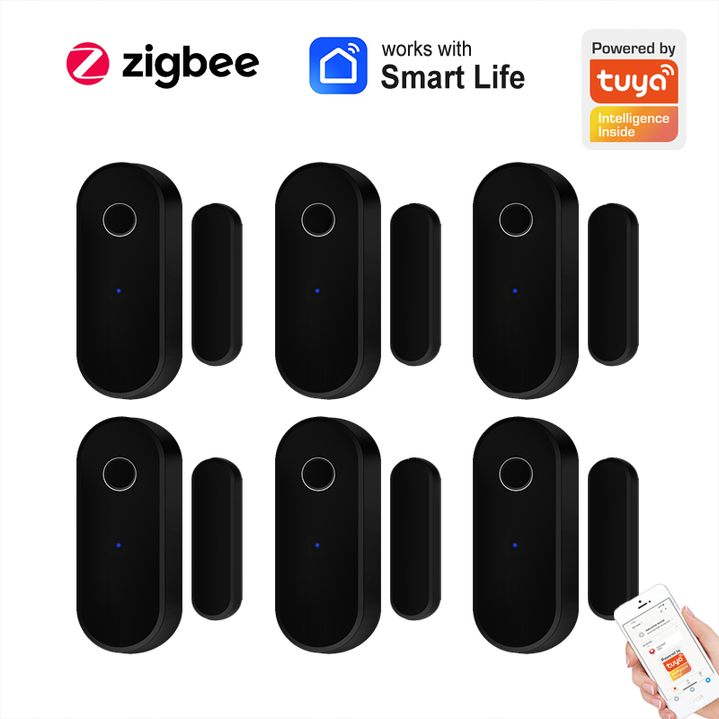 Home Security Deals - Tuya Smart Zigbee Deursensor Deurraam Open