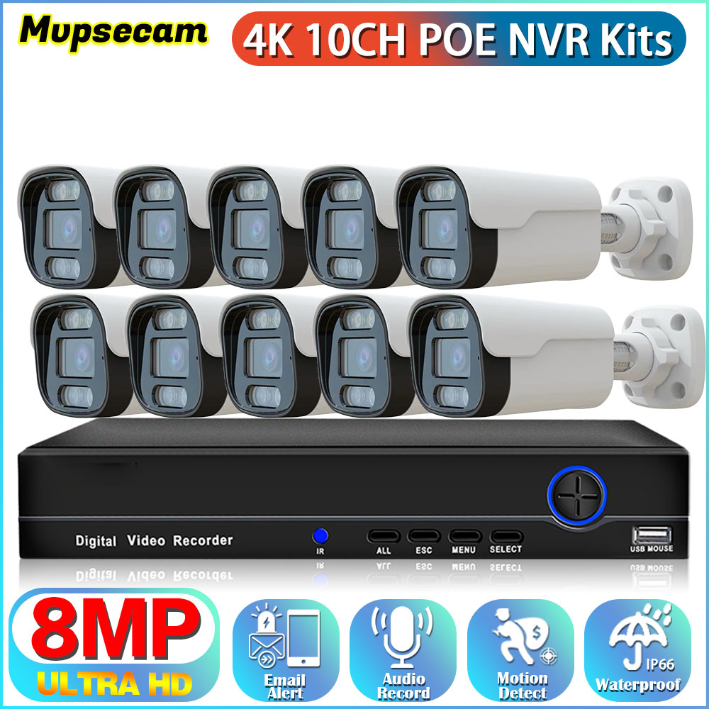 Nvr Kit 8 Channel - 4K 8CH POE NVR Kit Metalen