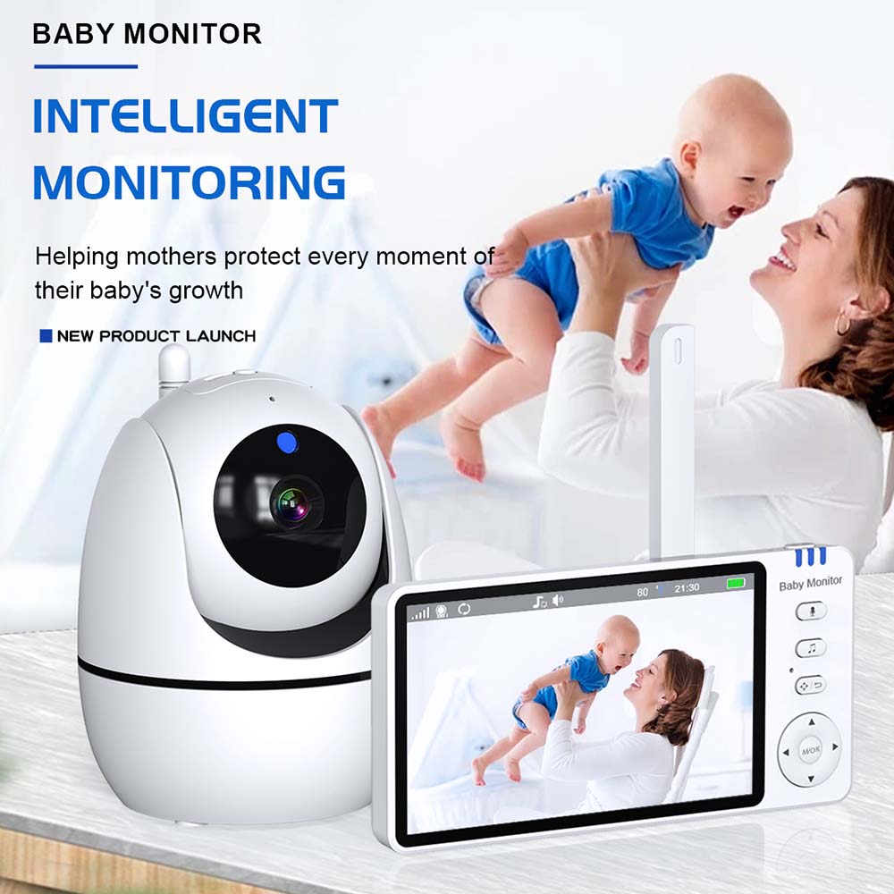 5 inch video-babyfoon, draadlo - Home Security Deals recensie en prijs