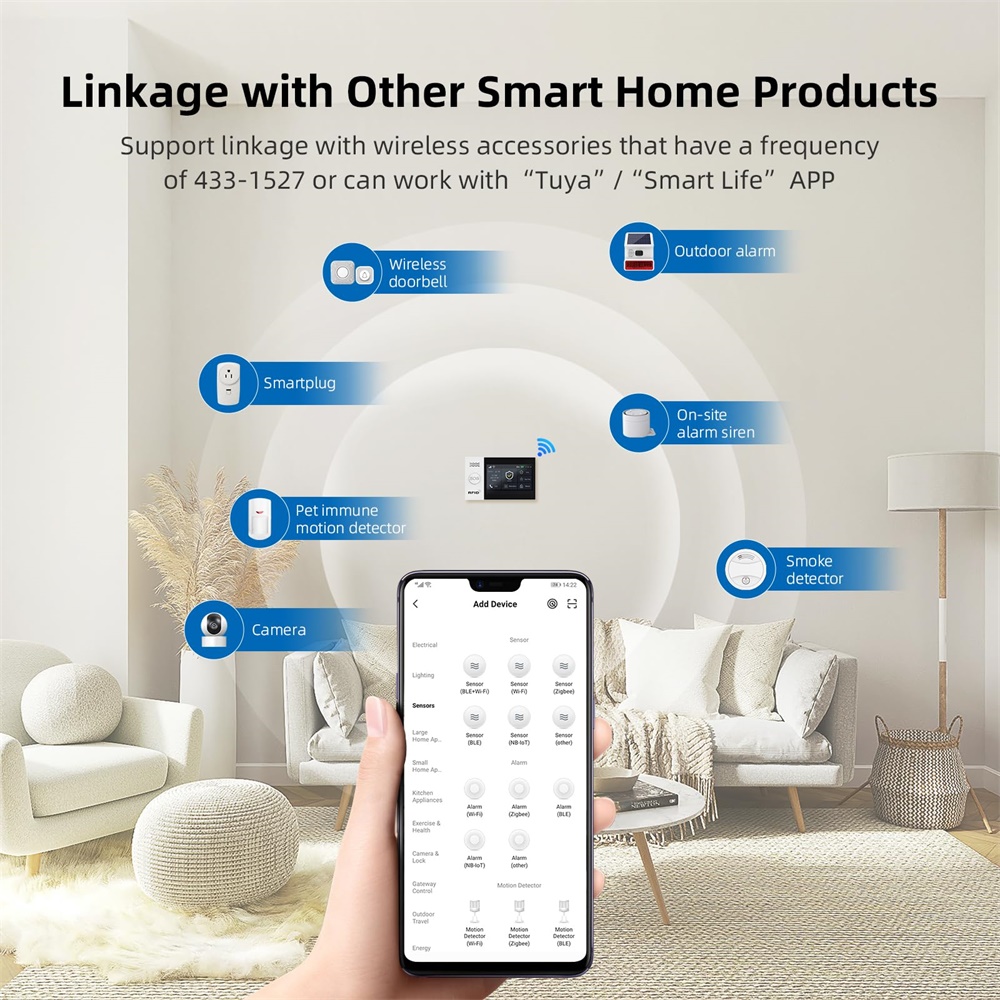 2.4G WIFI Smart GSM Alarmsyste - Home Security Deals recensie en prijs