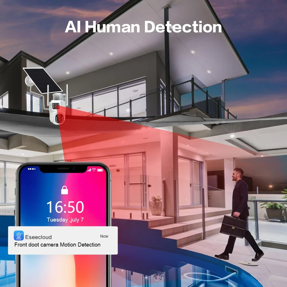 4K 8mp Dual Lens Wifi Solar Cc - Nvr Kit 8 Channel recensie en prijs