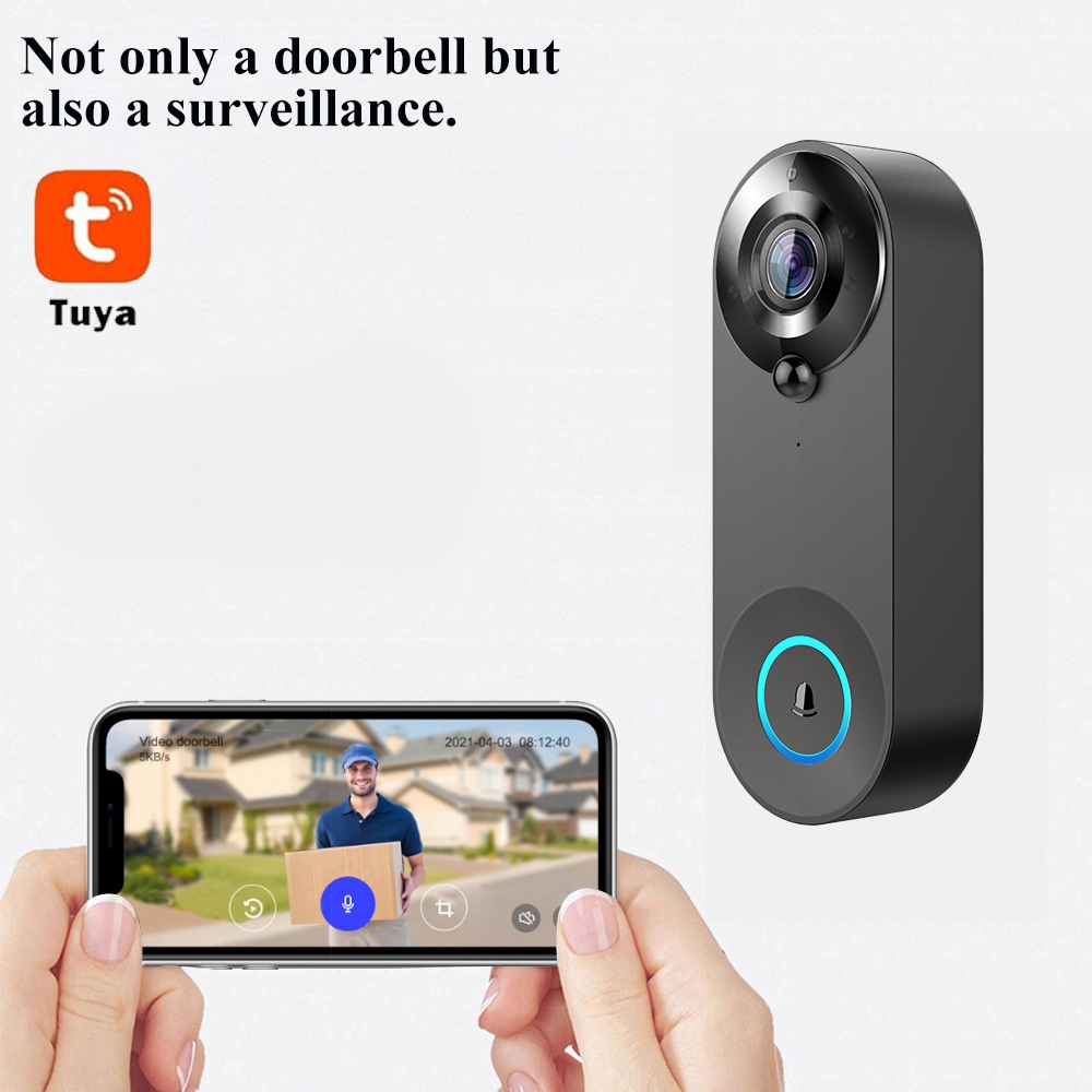 Tuya 1080P Draadloze WIFI Deur - Home Security Monitoring System recensie en prijs