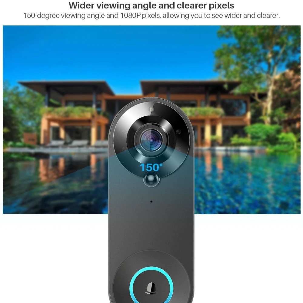 Tuya 1080P Draadloze WIFI Deur - Home Security Monitoring System recensie en prijs