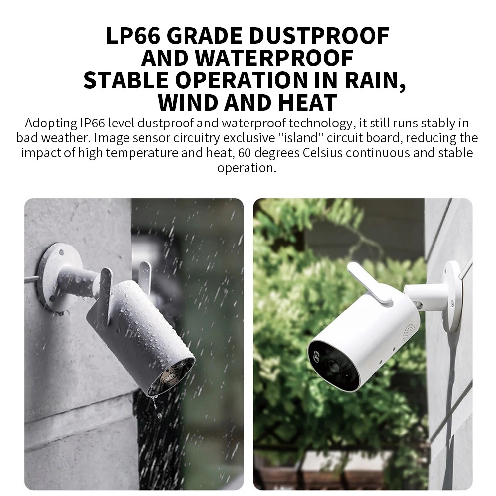 Xiaomi Buitencamera AW300 IP66 - Mi Home Security Xiaomi recensie en prijs