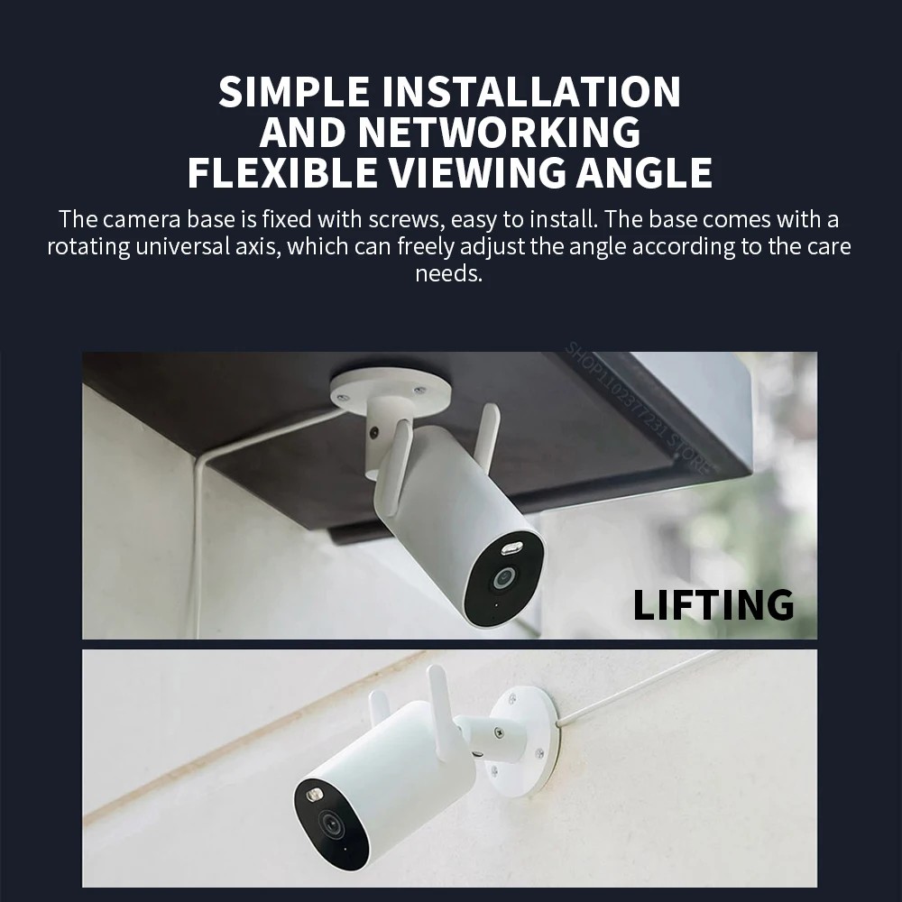 Xiaomi Buitencamera AW300 IP66 - Mi Home Security Xiaomi recensie en prijs