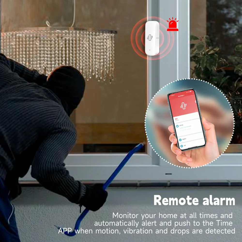 Smart ZigBee Trillingssensor A - Home Security Monitoring recensie en prijs