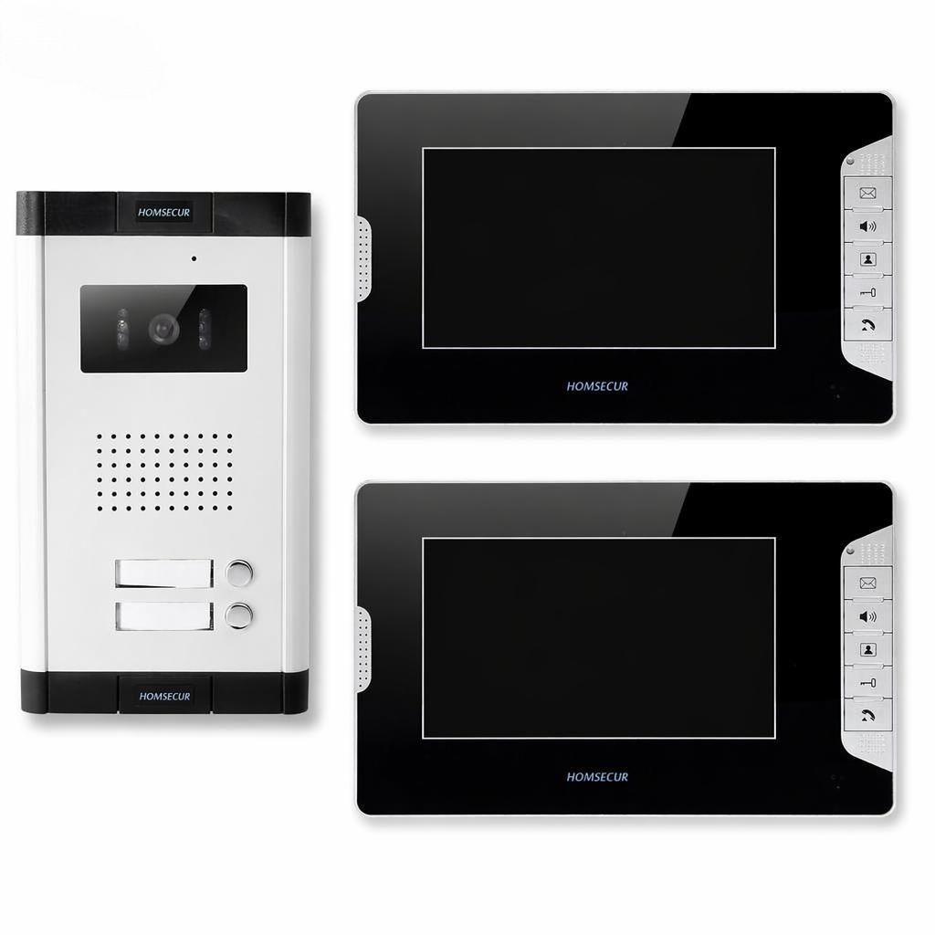4-draads 2-familie video deurt - Home Security Monitoring System recensie en prijs