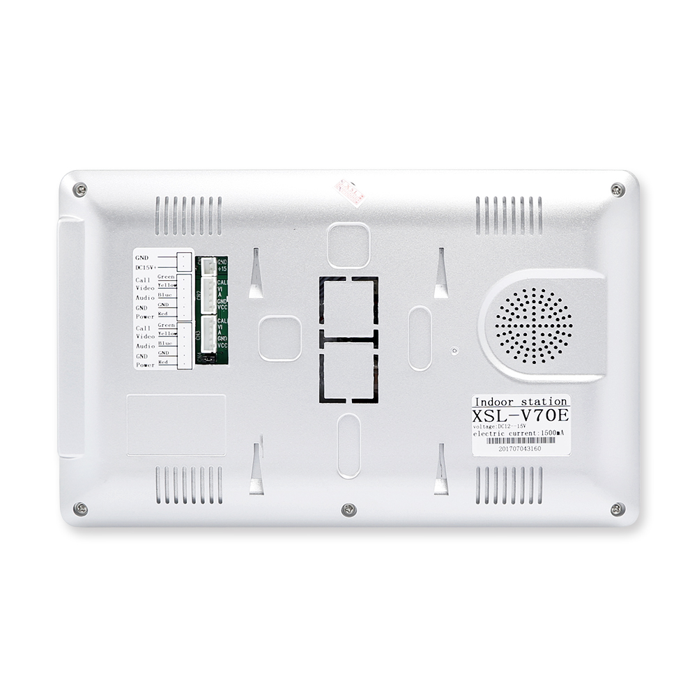 4-draads 2-familie video deurt - Home Security Monitoring System recensie en prijs