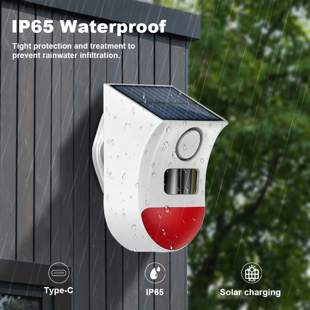 Tuya Zigbee Solar Sirene Alarm - Home Security Deals recensie en prijs