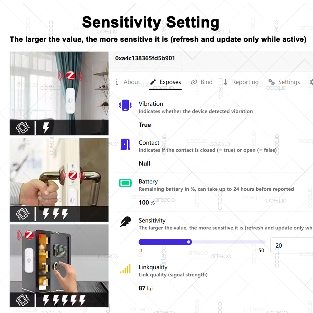 Smart ZigBee 3.0 Trillingssens - Home Security Home Assistant recensie en prijs