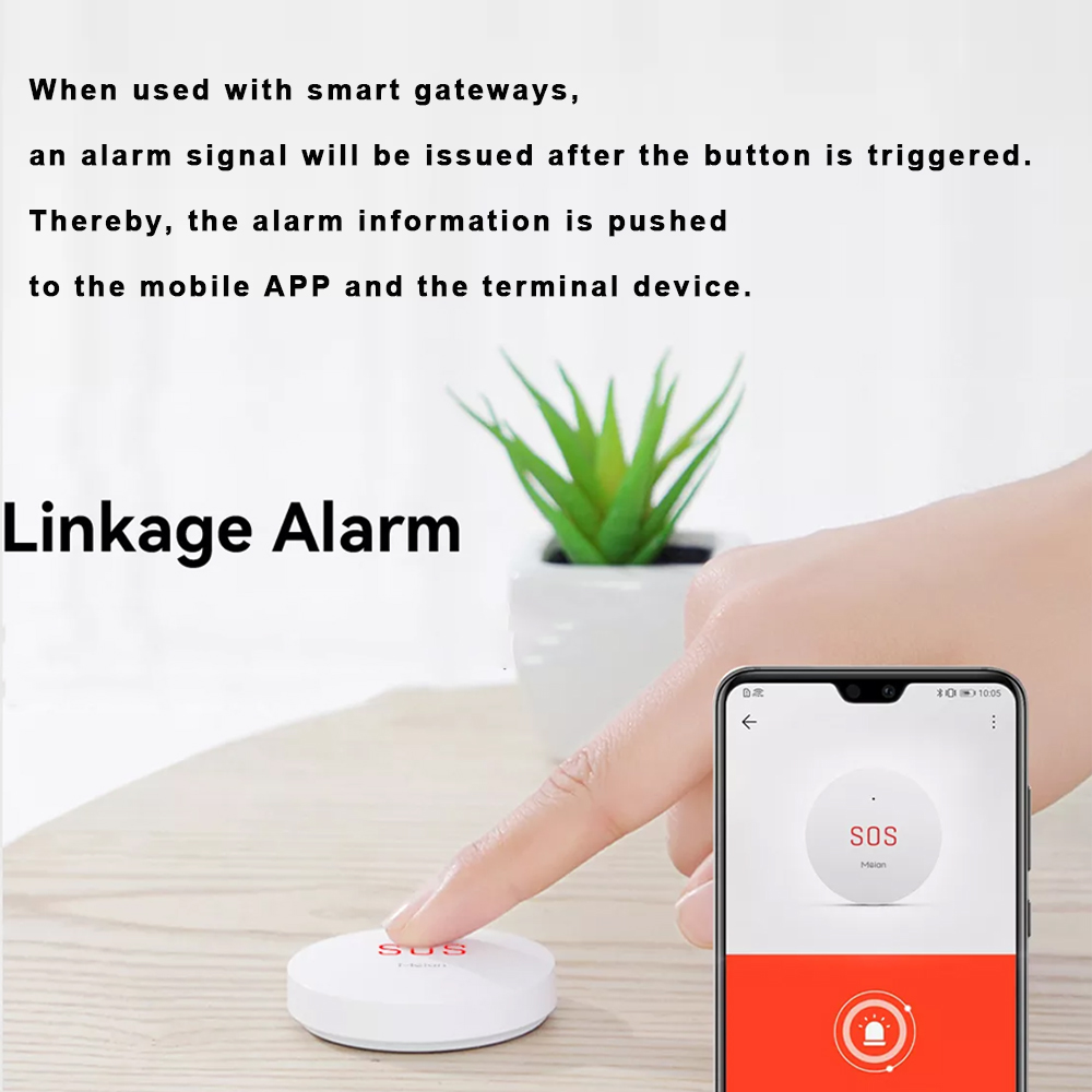 Zigbee Tuya Sos Emergency Knop - Home Security Deals recensie en prijs