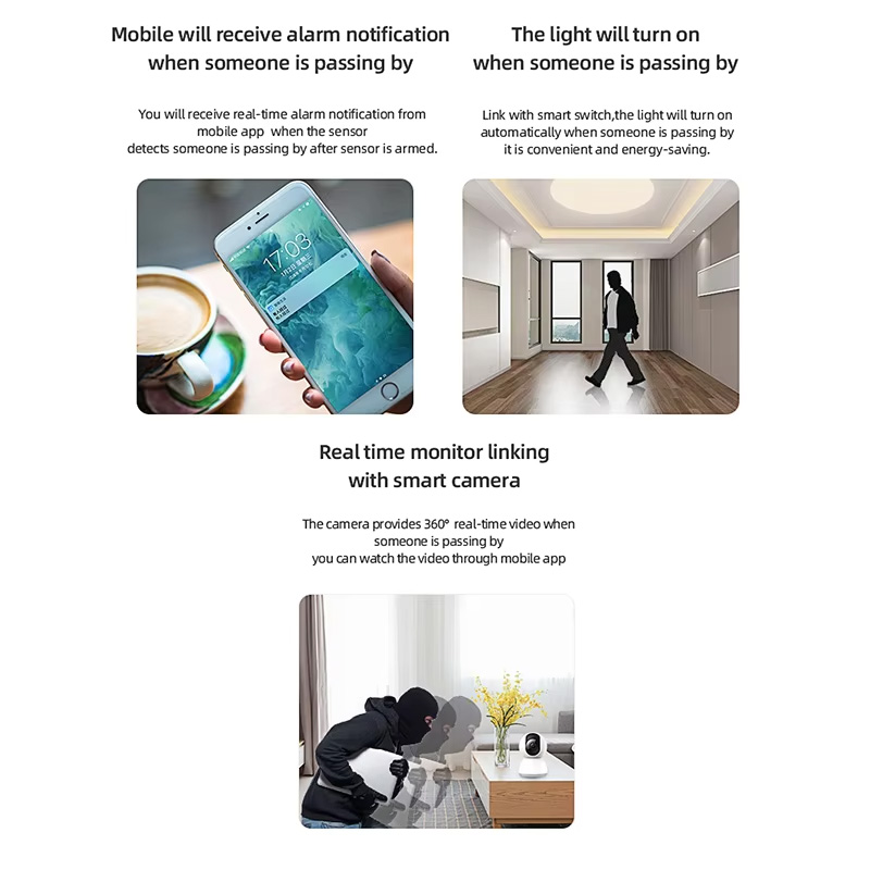 Slimme PIR-bewegingssensor WiF - Home Security Home Assistant recensie en prijs