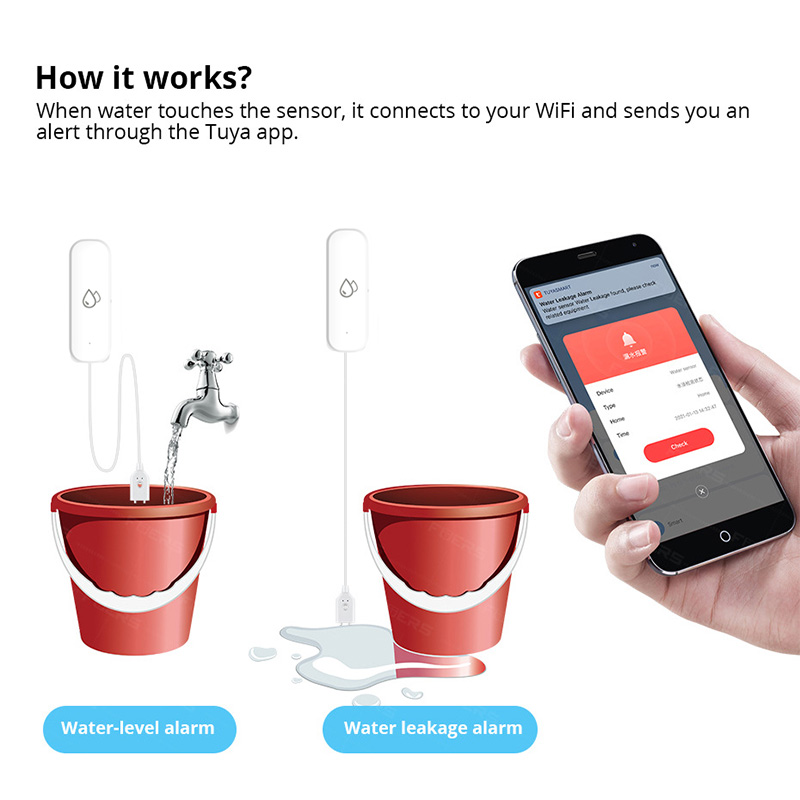 Tuya WiFi Waterlekkage Alarmse - Home Security Monitoring recensie en prijs