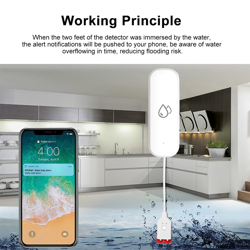 Tuya WiFi Waterlekkage Alarmse - Home Security Monitoring recensie en prijs