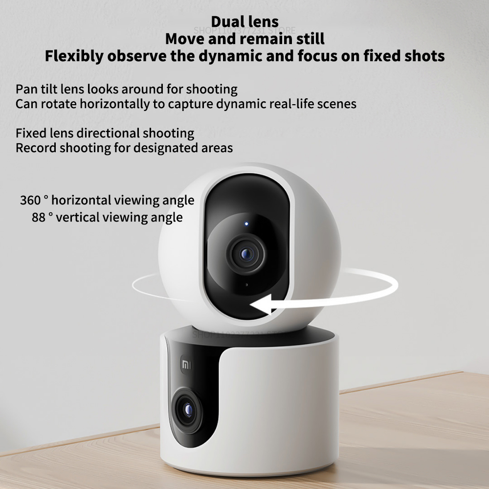 Xiaomi slimme camera C300 PTZ  - Mi Home Security Xiaomi recensie en prijs