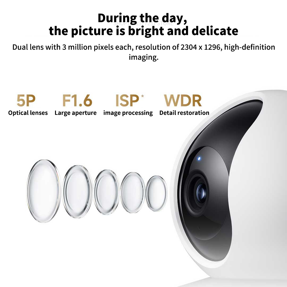 Xiaomi slimme camera C300 PTZ  - Mi Home Security Xiaomi recensie en prijs