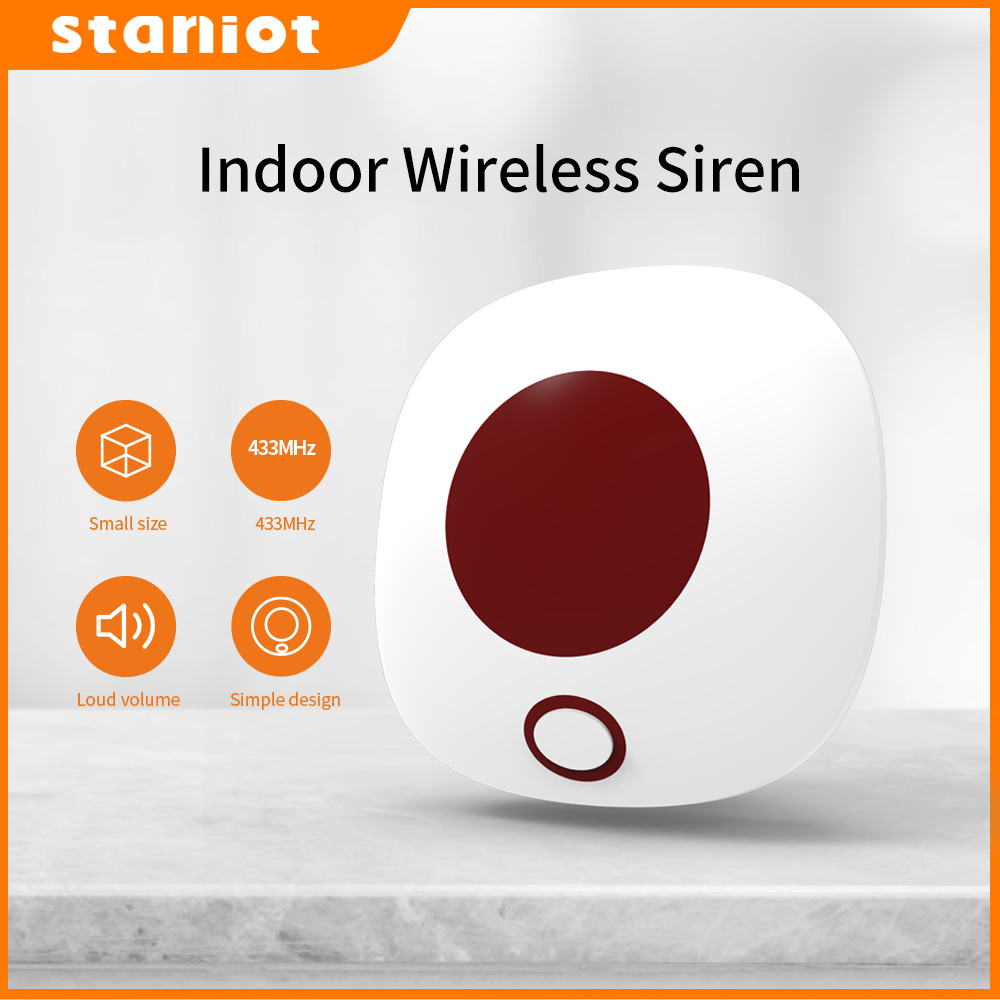 Staniot Indoor Draadloze Siren - Home Security Deals recensie en prijs