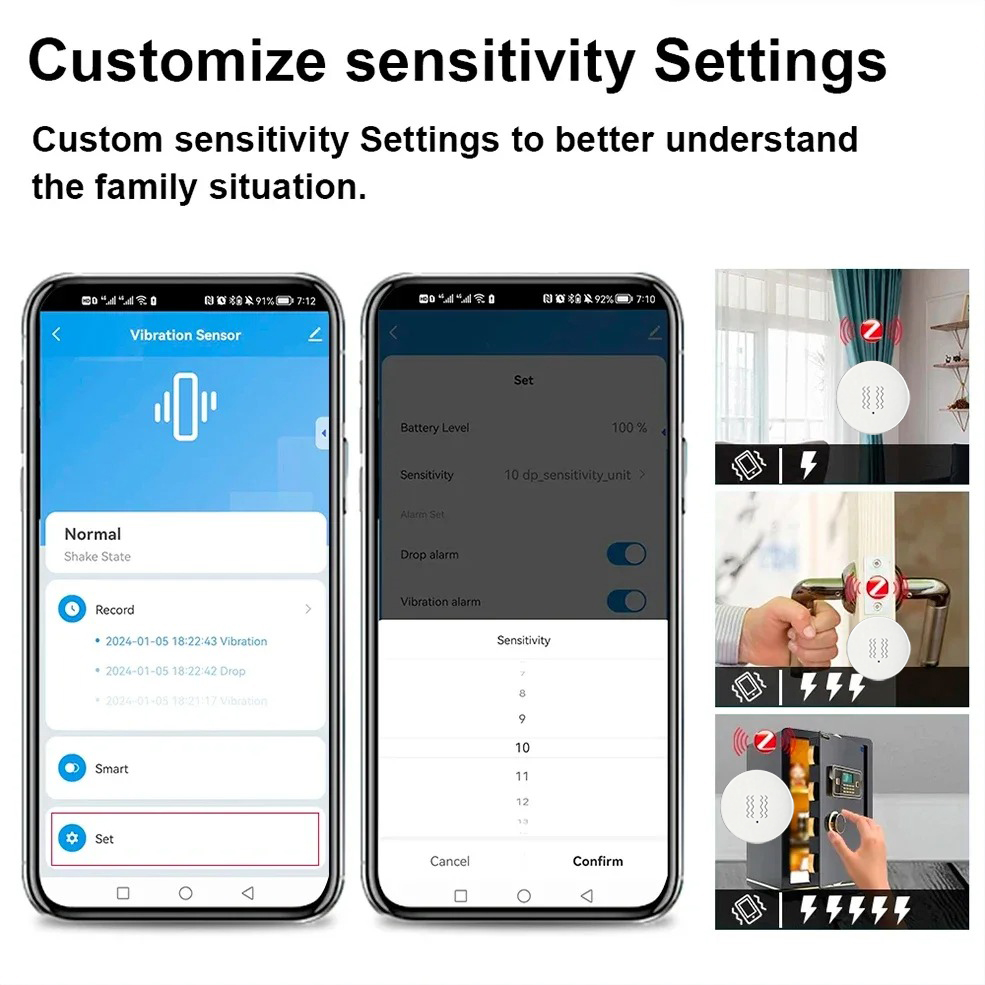 Tuya ZigBee Smart Vibration &  - Home Security Home Assistant recensie en prijs