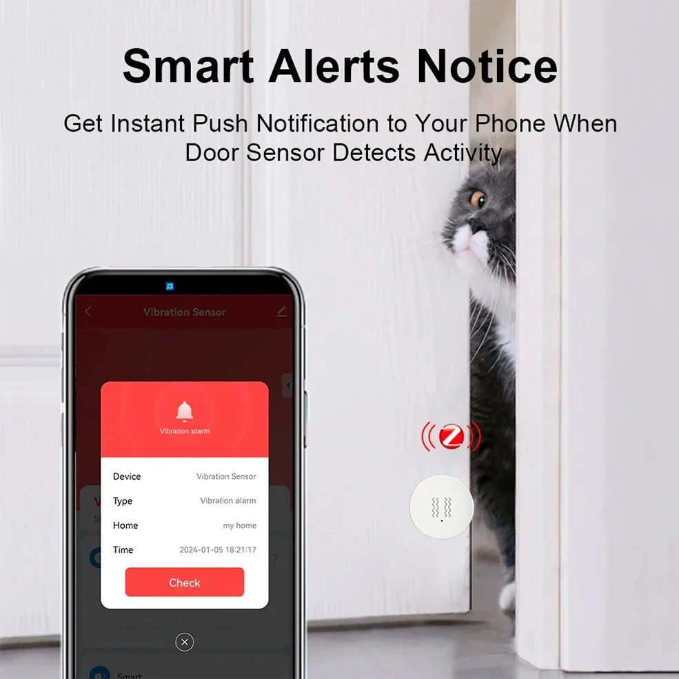 Tuya ZigBee Smart Vibration &  - Home Security Home Assistant recensie en prijs