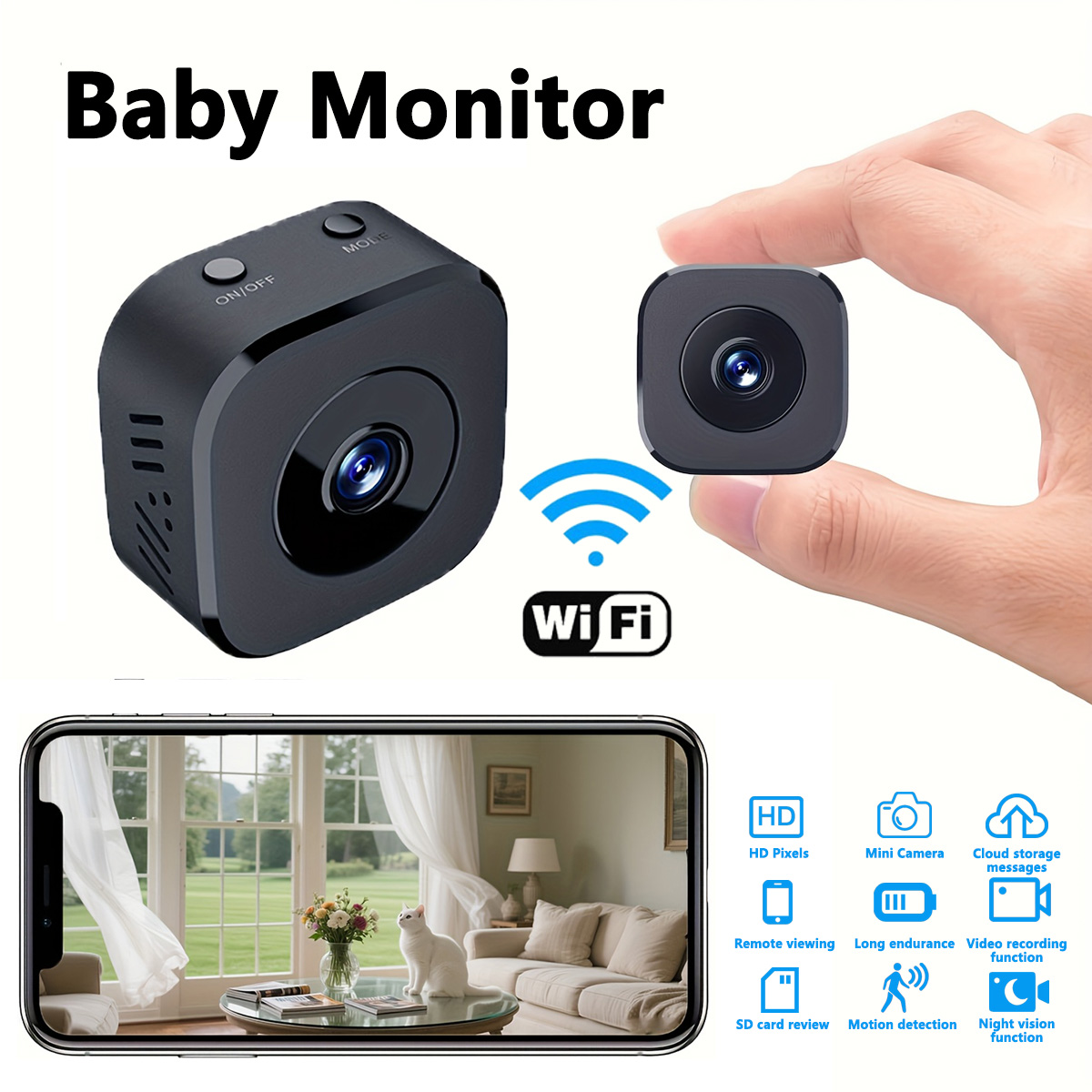 1080P HD Mini WiFi Camera Indo - Home Security Monitoring recensie en prijs