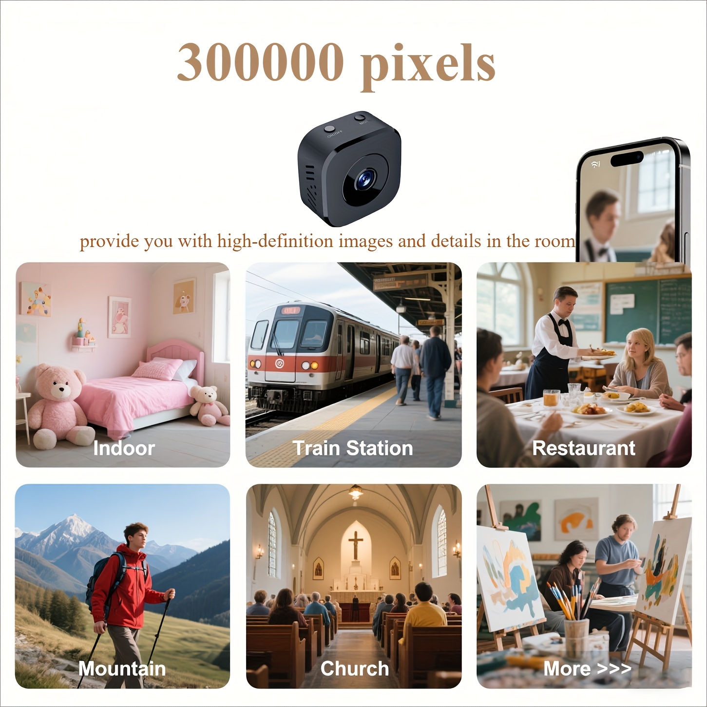 1080P HD Mini WiFi Camera Indo - Home Security Monitoring recensie en prijs