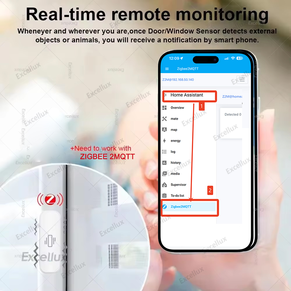 Zigbee Smart Trillingssensor H - Home Security Home Assistant recensie en prijs