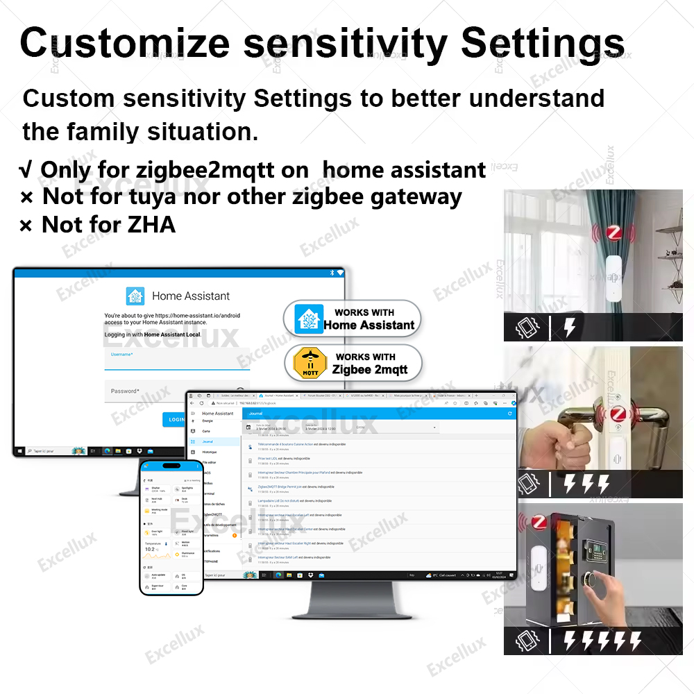 Zigbee Smart Trillingssensor H - Home Security Home Assistant recensie en prijs