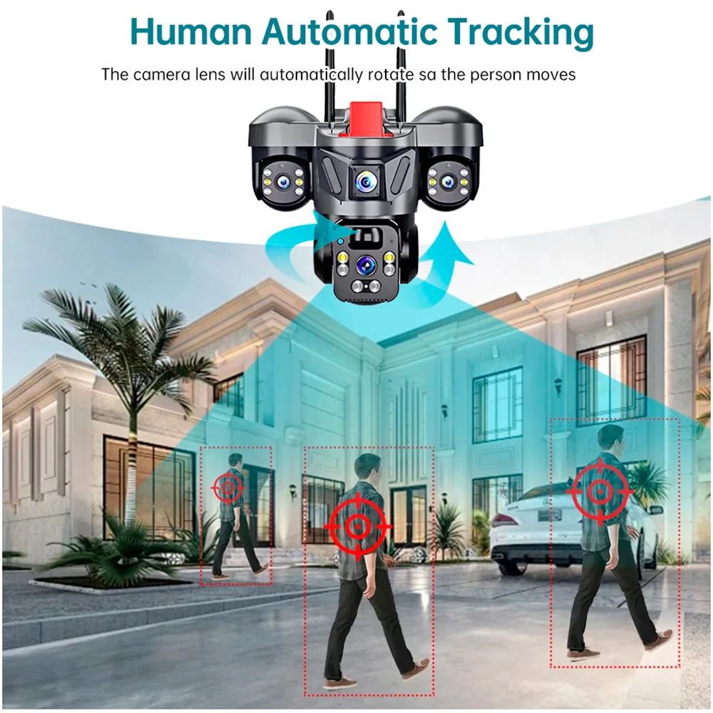 CORINA V380 Pro Outdoor PTZ 6M - Home Security Monitoring System recensie en prijs