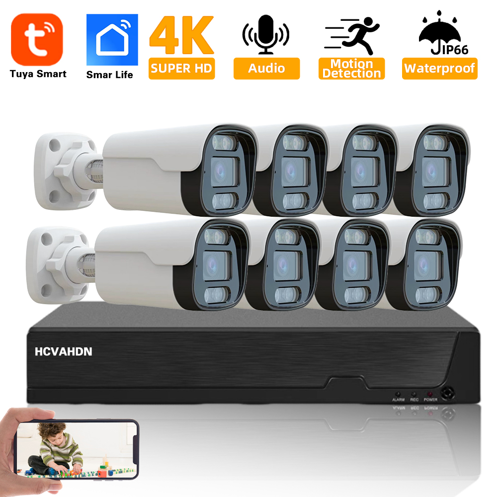 4K 8mp Tuya Security Kit 8ch P - Nvr Kit 8 Channel recensie en prijs