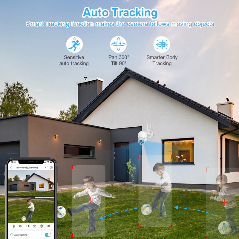 Smar 3MP Draadloos CCTV-beveil - Home Security Monitoring System recensie en prijs